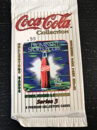 Sealed Coca-cola Collection - 8 Collectors Cards.      Lot 178
