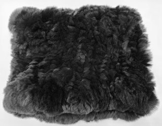 Calypso St Barth 100 Percent Real Fur Rabbit Neck Warmer Scarf, Purchased At Bergdorf Goodman