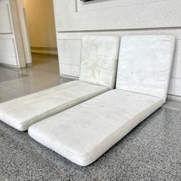 A Pair Of Outdoor Lounger Cushions