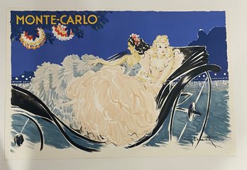 Louis Icart Lithograph Monte Carlo