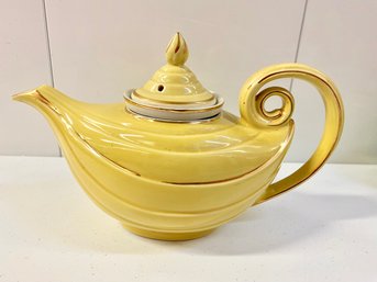 Hall Yellow Aladdin Style 6 Cup Teapot