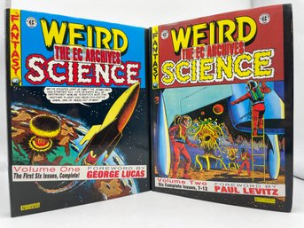 The EC Archives Weird Science , Hard Cover Volumes 1 &2. (14)