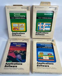 Lot Of 4 1981 Home Computer Applications Software