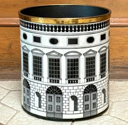 A Vintage Fornasetti Wastebasket