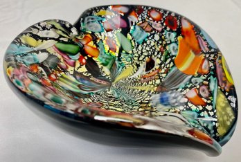 Beautiful Hand Blown Art Glass Bowl