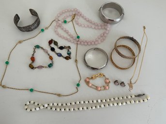 Beautiful Jewelry Including Sterling Silver Bracelet