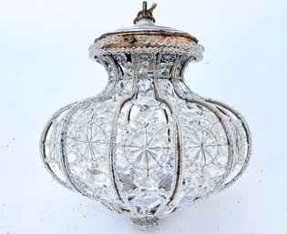 A Vintage Beaded Chandelier