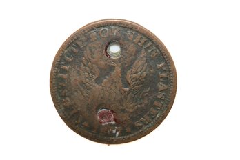 1837? Hard Times Token Substitute For Shin Plasters