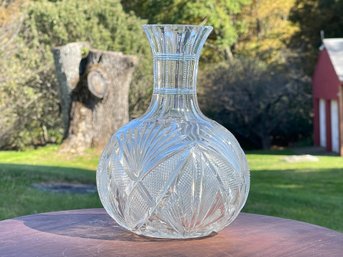 American Brilliant Period Cut Glass Vase
