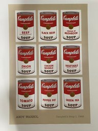 Andy Warhol  Cambells Soup I, 1968  Art Print