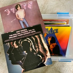 Vintage Vinyl Album Lot ~ 20 Albums ~ John Cougar, Rolling Stones, The Kinks & More