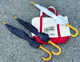 Fire Island Dance Festival Swag - Umbrellas And A Tote