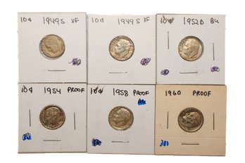 American 90 Percent Silver Dimes