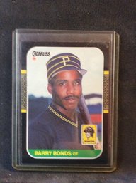 1987 Donruss Barry Bonds Rookie Card - K