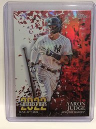 2023 Topps Aaron Judge Greatest Hits Insert Card - M