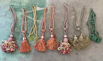 An Array Of Large Decorative Tassels