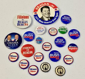 Lot Of Presidential Campaign Buttons