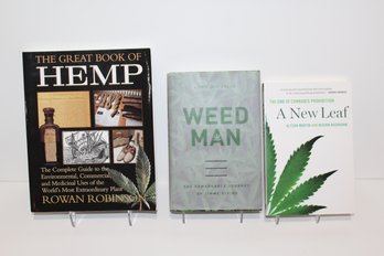 3 Hemp Books- Great Book Of Hemp - Weed Man - A New Leaf