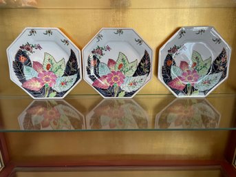 Trio Of Oriental Plates.