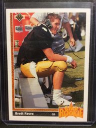 1991 Upper Deck Brett Favre Rookie Card - M