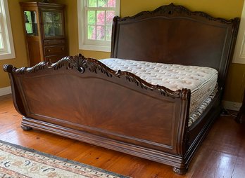 King Size Sleigh Style Bed Frame