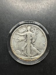 1940-S Walking Liberty Silver Half Dollar