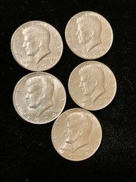 5 - 1974 John F Kennedy Half Dollars