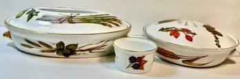 Royal Worcester Fine Porcelain Casseroles Dishes And Ramekin