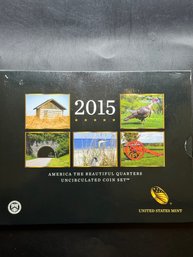 2015 America The Beautiful Quarters Uncirculated Coin Set