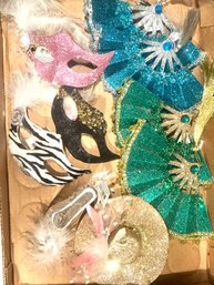 Assorted Fancy Lady Themed Holiday Time Ornaments