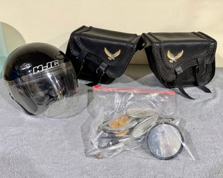 Lot Of Assorted Motorcycle Items