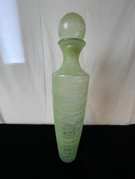 Handblown Bottle Vase With Stopper