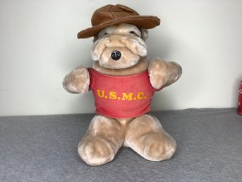 MARY MEYER USMC TEDDY BEAR PLUSH