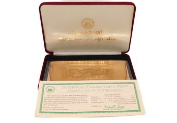 2000 $2 Gold Certificate In 22kt Gold (copy)