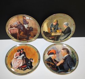 Norman Rockwell Collectable Plates By Knowles
