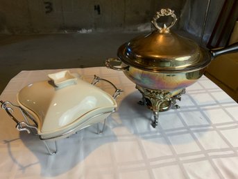 Pair Of Chafing Dishes