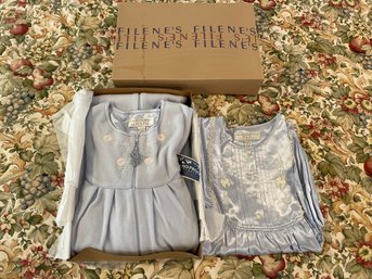 Erica Taylor Petites Intimates, Unused Light Blue Two Pieces Nightwear. Size PM.