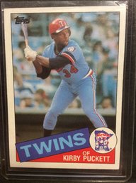 1985 Topps Kirby Puckett Rookie Card - M