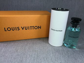 Paid $330 - Fantastic LOUIS VUITTON Mens Imagination 3.4 Fl Oz Cologne In Box - Fantastic Crisp Clean Scent