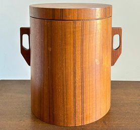 A Vintage Modern Scandinavian Teak Ice Bucket