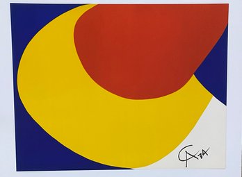 Alexander Calder Lithograph 1974 Convection