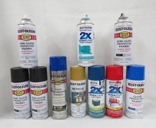 A Rust - Oleum Spray Paint Lot