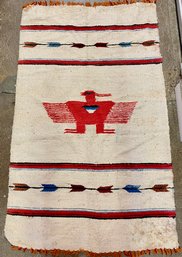 Hand Woven Cotton Chimayo Scatter Rug