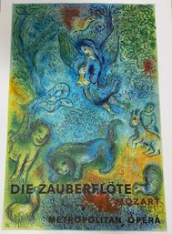 Limited Edition Vintage Chagall Metropolitan Opera Lithograph