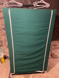 Green Fabric Portable Closet #1