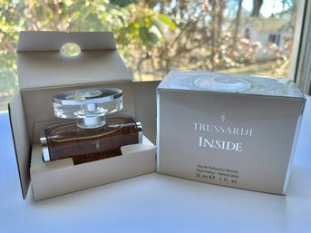 New In Box TRUSSARDI INSIDE Eau De Parfum For Women Natural Spray 1 Fl Oz./80 Ml