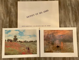 From Paris! Pair Of CLAUDE MONET Prints