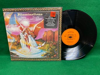 Carlos Santana. Alice Coltrane. Illuminations On 1974 UK Import CBS Records With Double Sided Insert.