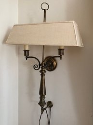 Vintage Two-light Wrought Iron Wall Lamp