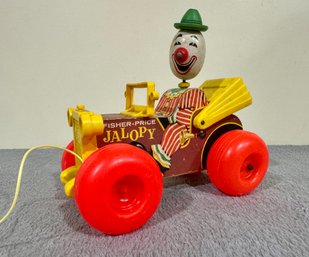 Vintage Original Fisher Price Toy Jalopy - Marked 724